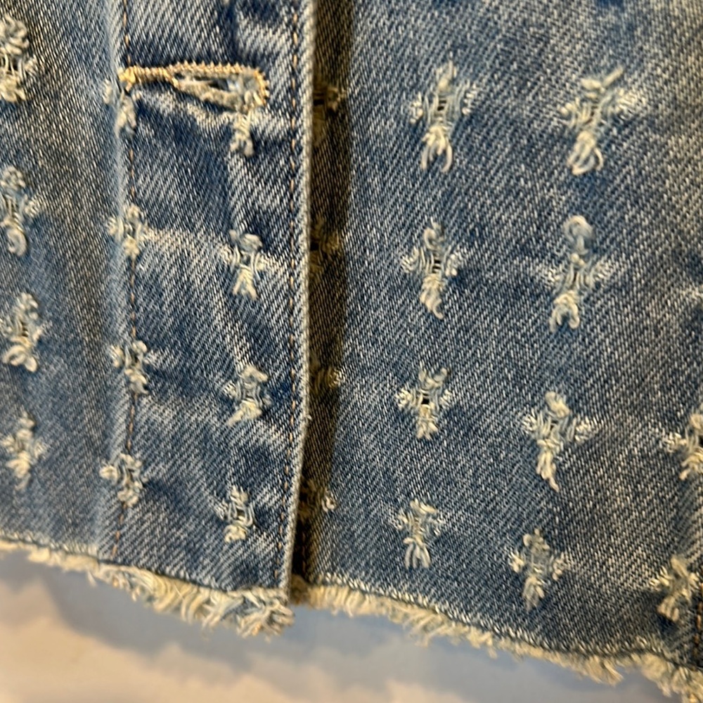 “Tribal Jeans” Ladies Denim Star Pattern Jacket-NWT - Picture 8 of 11